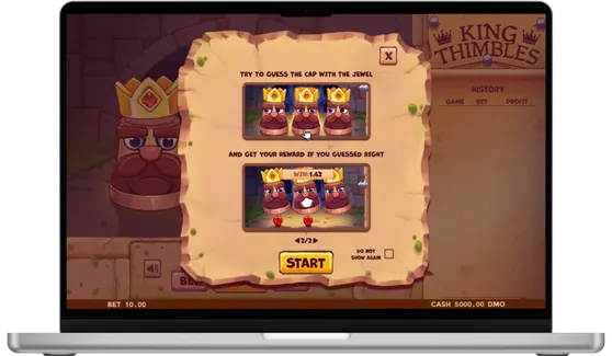 King Thimbles Game Overview